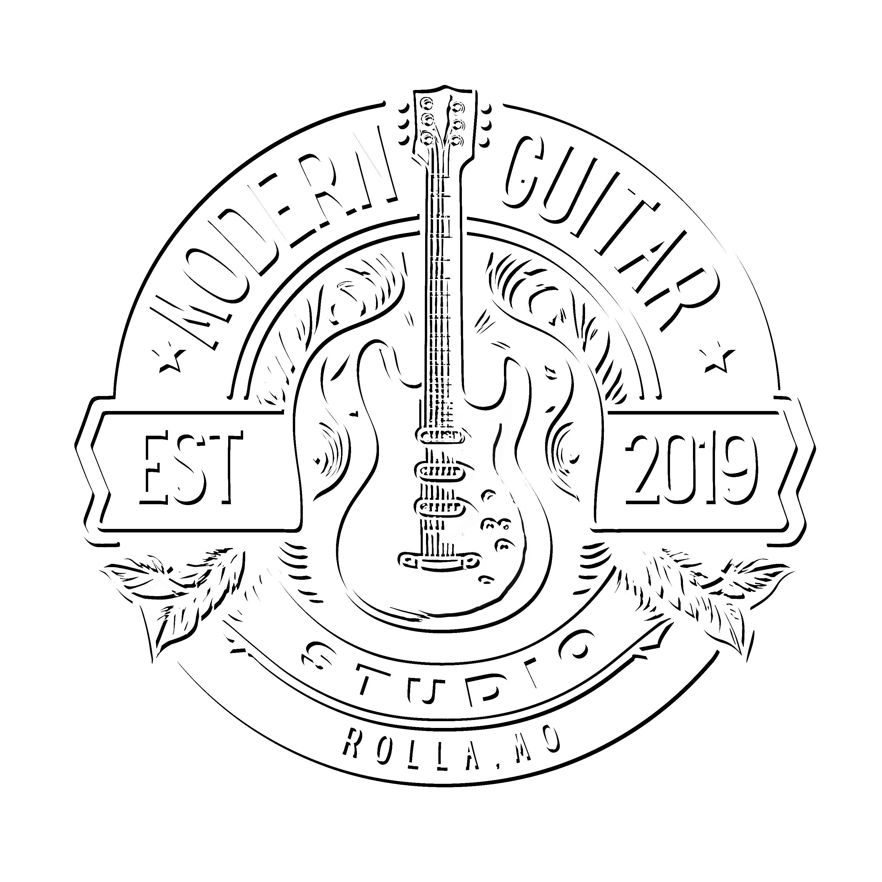 Modern Guitar Studio Logo